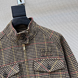 Houndstooth Check Blouson Jacket