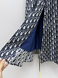 Short-sleeved Monogram Midi Dress