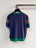 Stripe Knit Tee Top