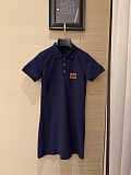 Polo Dress with Logo Embroidered