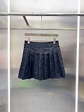 Re-nylon Jacquard Windbreaker & Pleated Skirt