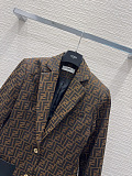 Jacquard Fabric Blazer
