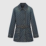 Cotton Denim Jacquard Jacket