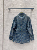 Cotton Denim Jacquard Jacket