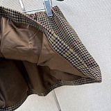 Houndstooth Check Mini Skirt