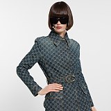 Cotton Denim Jacquard Jacket