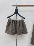 Houndstooth Check Mini Skirt