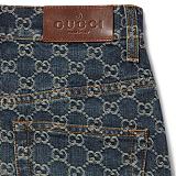 Cotton Denim Jacquard Skirt