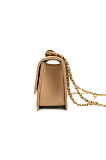 Quilted Mini Perfect Fit Adjustable Beige Calfskin Gold Hardware