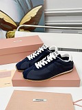 Plume Technical Fabric and Suede Sneakers
