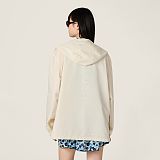Technical fabric blouson jacket