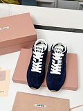 Plume Suede Sneakers (navy)