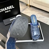 Crumpled Patent Lambskin Platform Sandals
