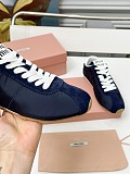Plume Technical Fabric and Suede Sneakers