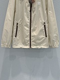 Technical fabric blouson jacket