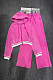 Washed Tracking Suit in Pink