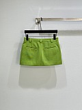 Rib Knit Mini Skirt