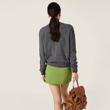 Rib Knit Mini Skirt