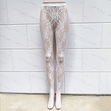Lace Rose Pantyhose