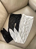 Lace Rose Pantyhose