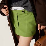 Rib Knit Mini Skirt
