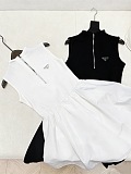 Patchwork Zipped Dress