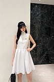 Patchwork Zipped Dress
