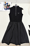Patchwork Zipped Dress