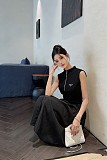 Patchwork Zipped Dress