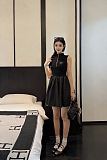 Patchwork Zipped Dress