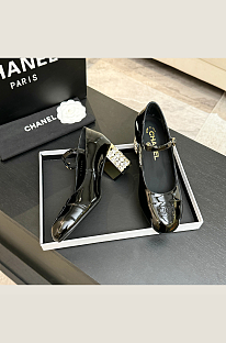 Cap-toe Goatskin Slingback Pump