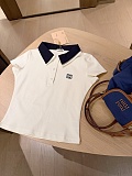 Two Tone Polo & Pleated Skirt
