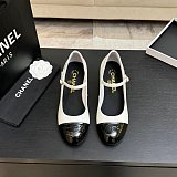 Cap-toe Goatskin Slingback Pump