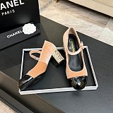 Cap-toe Goatskin Slingback Pump