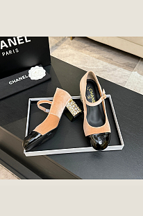 Cap-toe Goatskin Slingback Pump