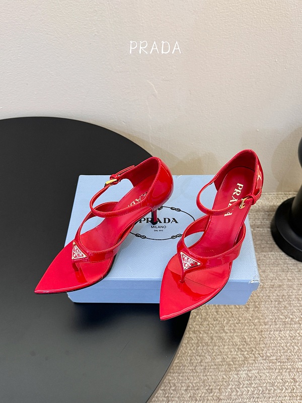 Leather Heel Sandals