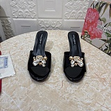 Keira Patent Leather Embellished Mules