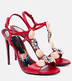 Capri Embellished Leather Sandals