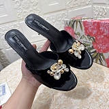 Keira Patent Leather Embellished Mules