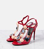 Capri Embellished Leather Sandals
