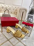 Metallic Leather Sandals