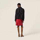 Pinstriped blouson jacket