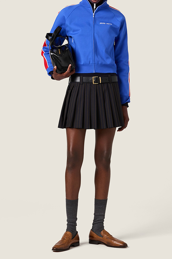 Pleated Mini Skirt