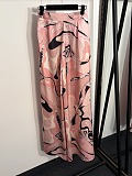 Printed Shirt & Wide Leg Pants