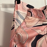 Printed Shirt & Wide Leg Pants