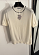 Pointelle-knit T-shirt