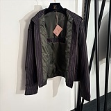 Pinstriped blouson jacket
