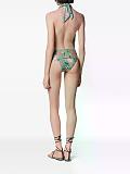 Green & Pink One Piece Swimwear