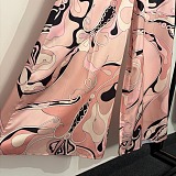 Printed Shirt & Wide Leg Pants