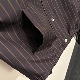 Pinstriped blouson jacket